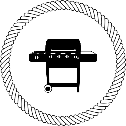 Schwarzer Hund mit Schwanz
